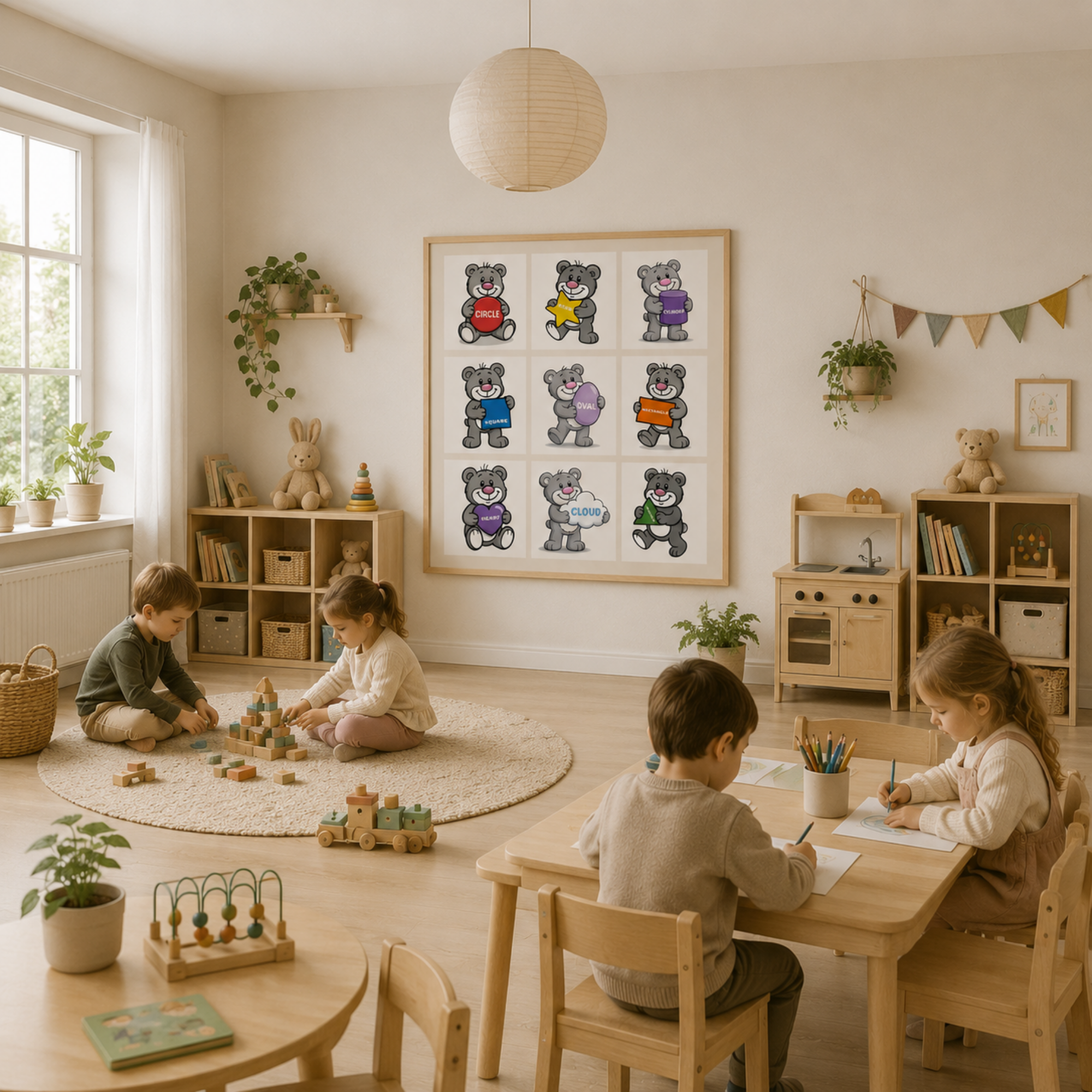Shapes Chart for Kids – Printable Learning Poster