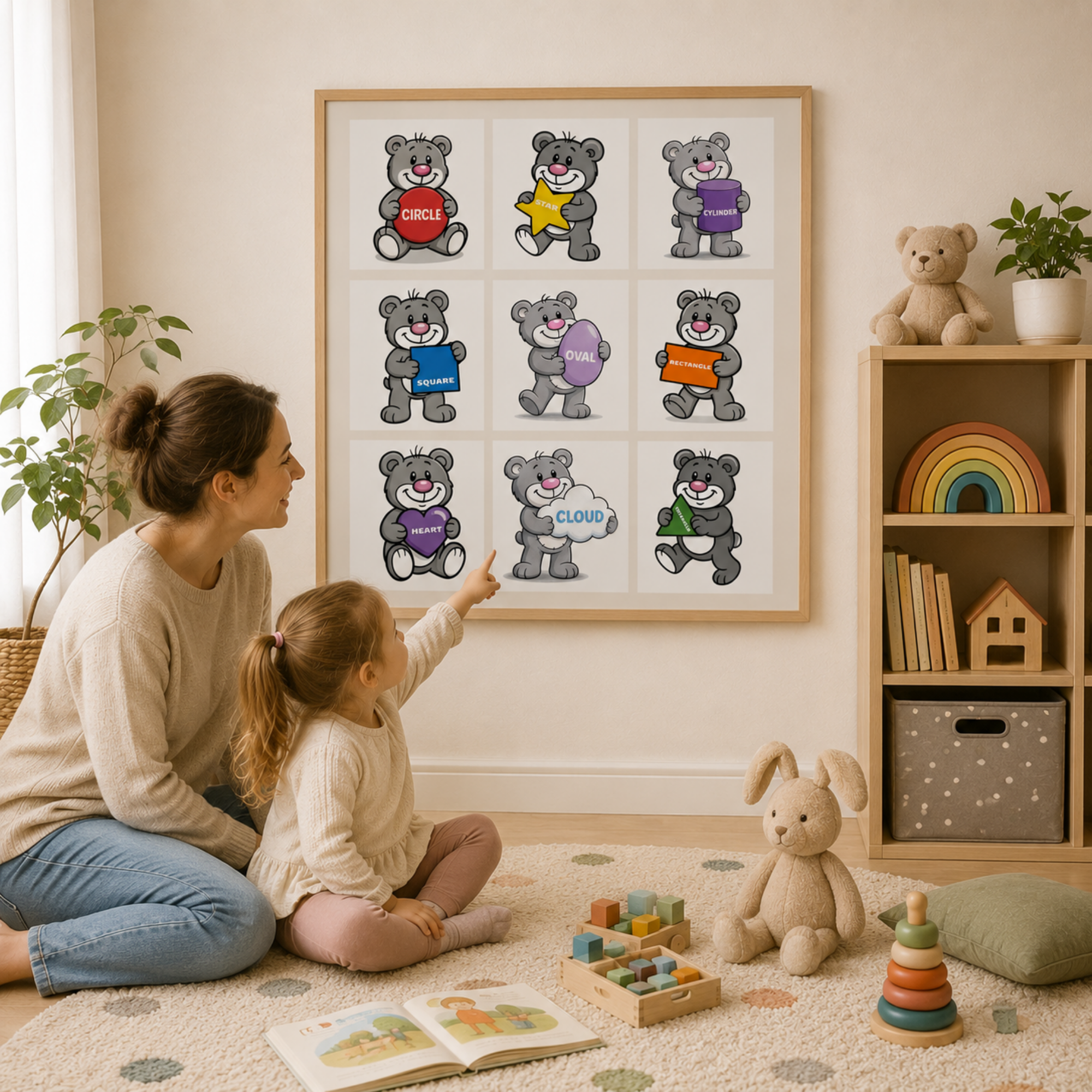 Shapes Chart for Kids – Printable Learning Poster