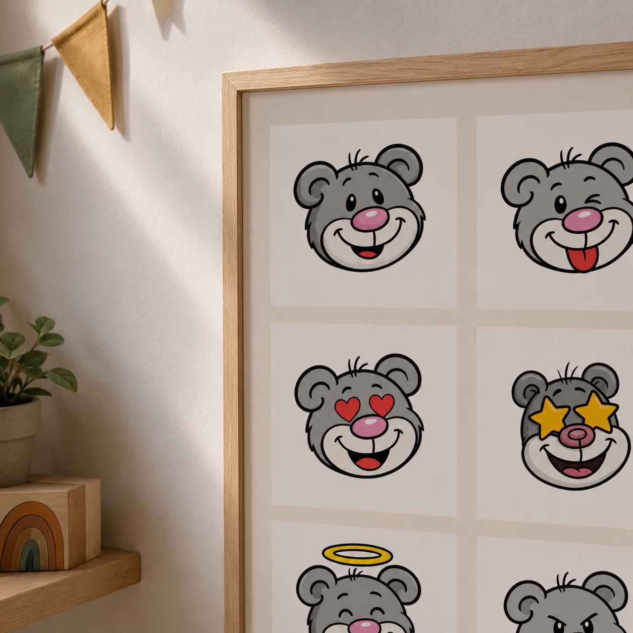 Emotions Chart for Kids – Feelings Learning Wall Poster