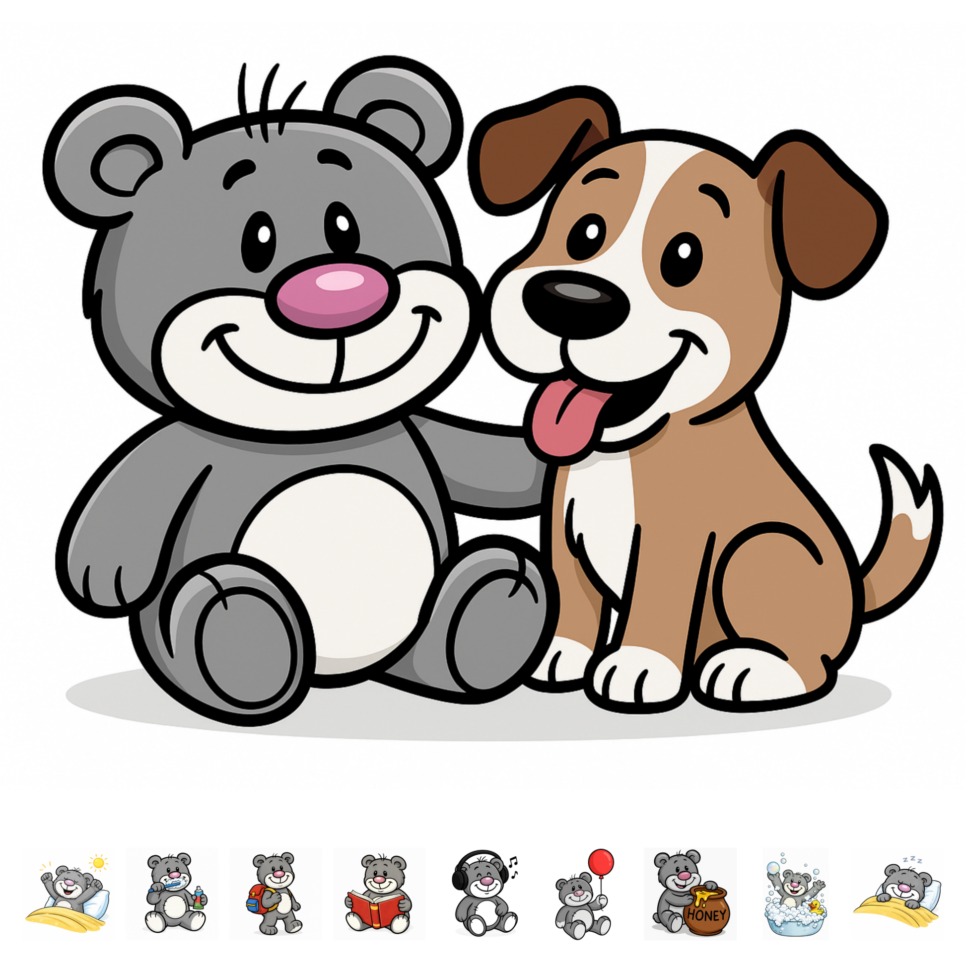 Everyday Routine Bundle – Fun Daily Activity Posters for Kids