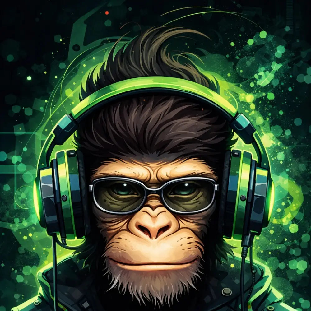 Monkey Vision 4000x4000 px Poster