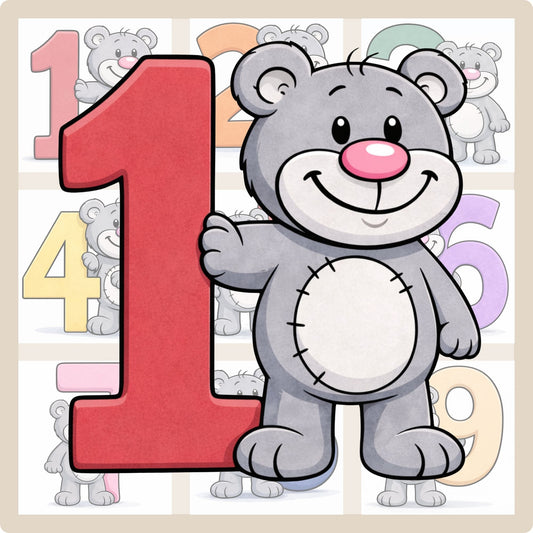 Numbers 1–10 Bundle – Fun Learning Posters for Kids