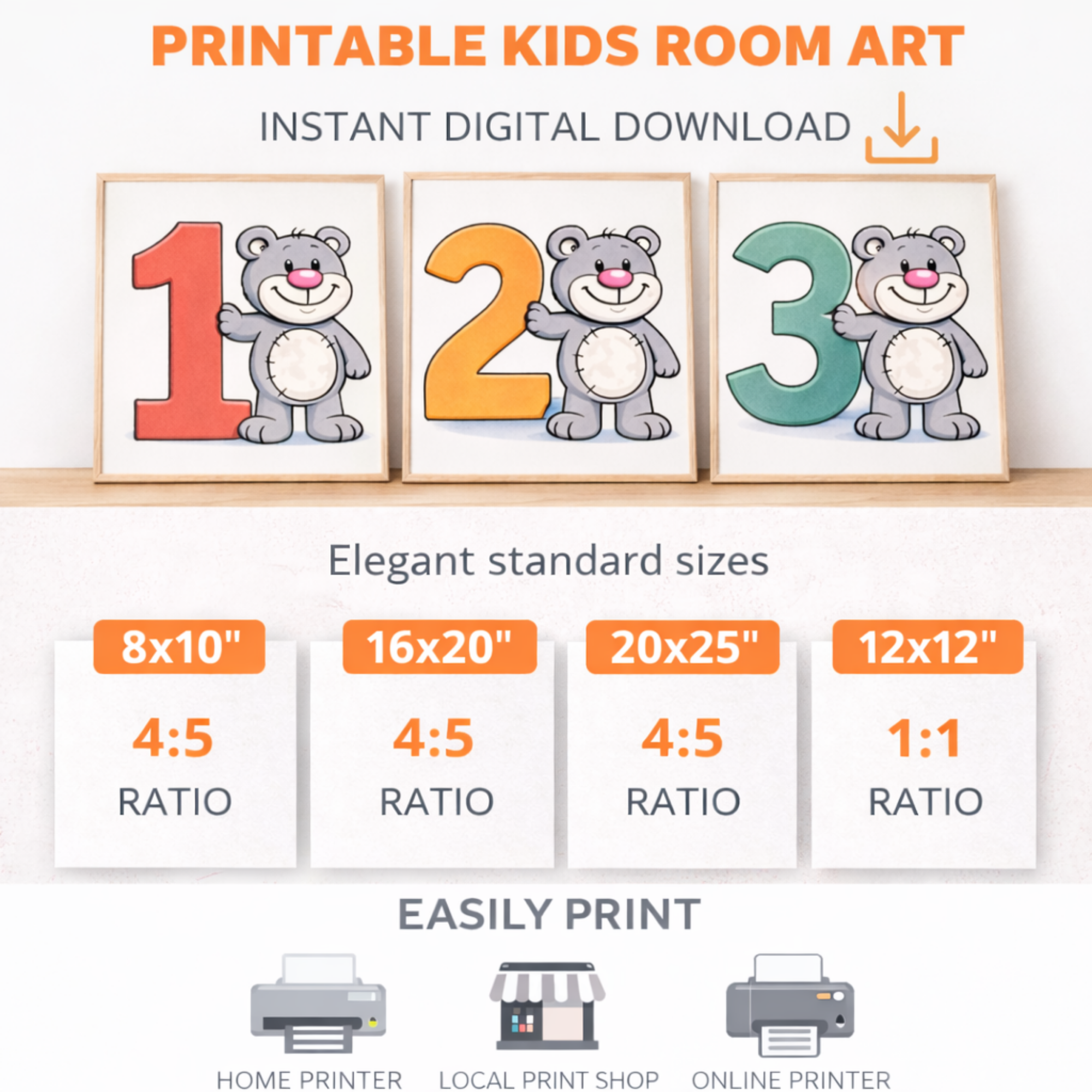 Emotions Chart for Kids – Feelings Learning Wall Poster