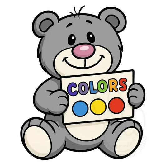 minibear colors Printable Poster